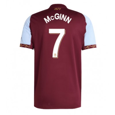 Fotballdrakt Herre Aston Villa John McGinn #7 Hjemmedrakt 2025-26 Kortermet Fotballdrakt Herre Aston Villa John McGinn #7 Hjemmedrakt 2025-26 Kortermet